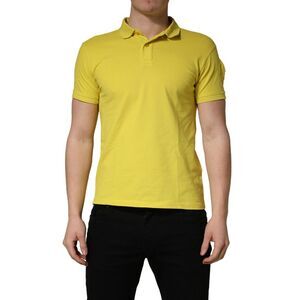 Invicta Yellow Short Sleeve Pique Men Cotton Polo Shirt Men's T-shirt